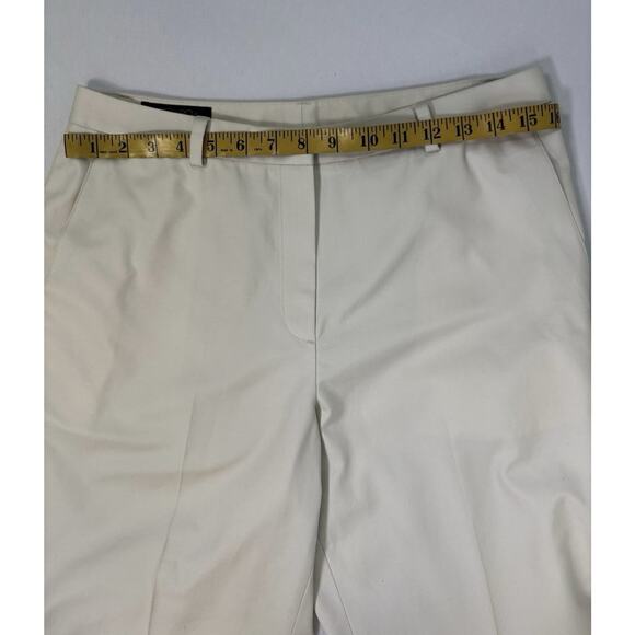 Brooks Brothers Advantage Chino Stretch Pants Womens High-Rise Sz 10 Ivory - Picture 12 of 12